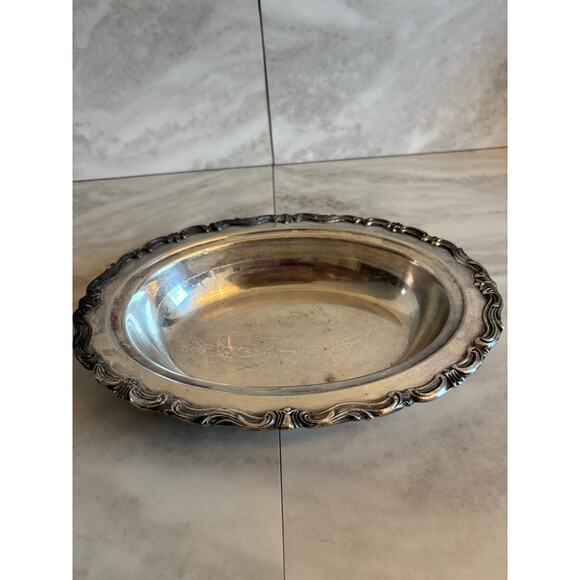 F. B. Rogers Silver Plate Oval Serving Bowl/Dish. 11.5” X 8.75” #6005 - Picture 3 of 7